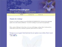 Tablet Screenshot of bloomsofdoddington.com